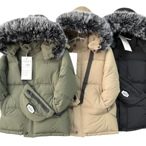 Куртка Farbique (4-12) F309 beige (зима) Farbique F309 beige
