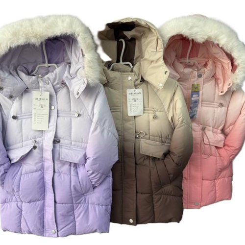 Куртка Farbique (4-12) F328 pink (зима) Farbique F328 pink