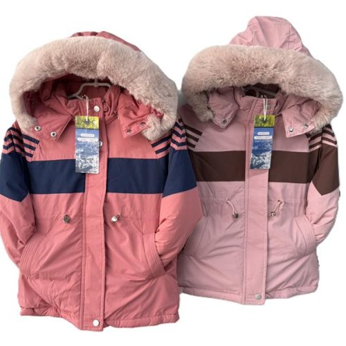 Куртка Farbique (4-12) F329 coral (зима) Farbique F329 coral