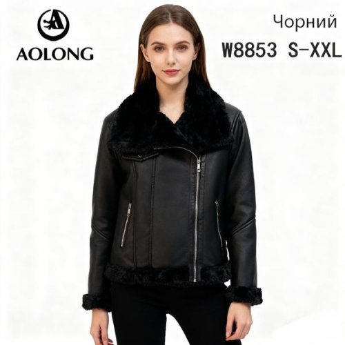 Куртка LiOpt (S-2XL) W8853 black (зима) LiOpt W8853 black