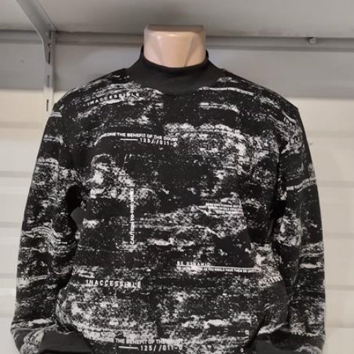 Свитер Panda (M-3XL) 1430 black (зима) Panda 1430 black