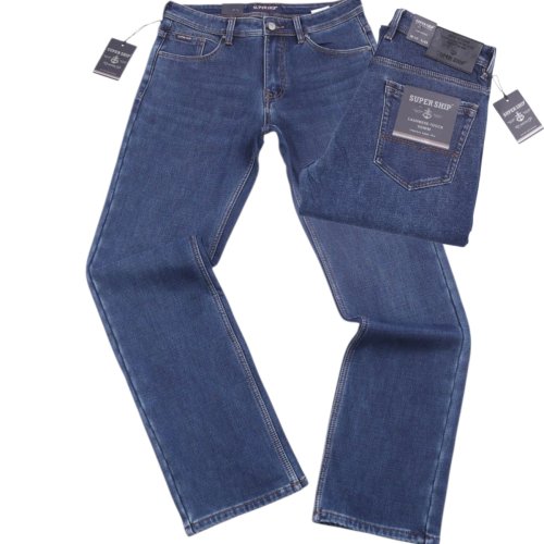 Джинсы God Baron (32-38) F-SF25165 blue (зима) God Baron F-SF25165 blue