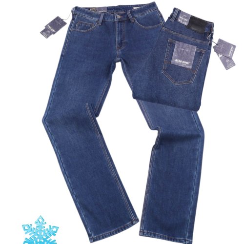 Джинсы God Baron (29-38) F-KA2996 blue (зима) God Baron F-KA2996 blue