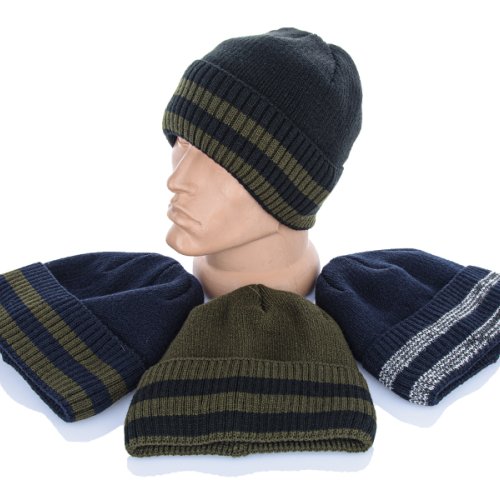 Шапка Viola (58-60) S12-8 полоска mix (зима) Viola S12-8 полоска mix