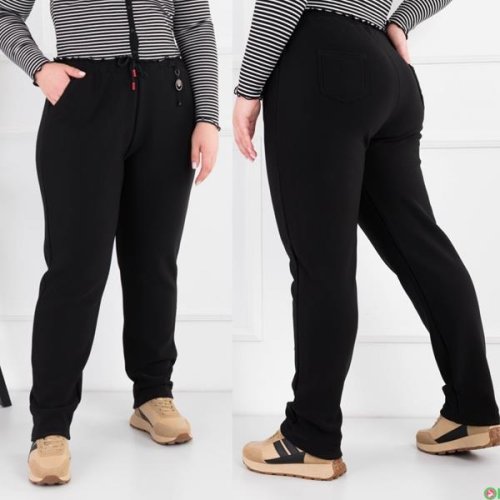 Штаны Sport style (8XL-10XL) 7969 black (деми) Sport style 7969 black