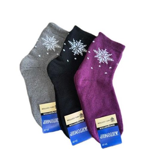 Носки ALIA (37-41) Снежинка mix махра (зима) ALIA Снежинка mix махра