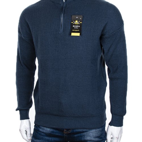 Свитер Abdo (M-2XL) Змійка blue (зима) Abdo Змійка blue