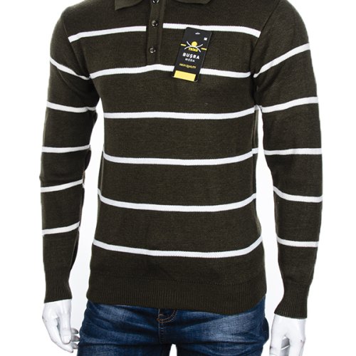 Свитер Abdo (M-2XL) Гудзик 5 khaki (зима) Abdo Гудзик 5 khaki