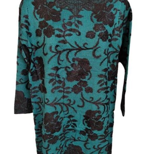 Платье Elena&Vika (48-52) EV4 green (зима) Elena&Vika EV4 green