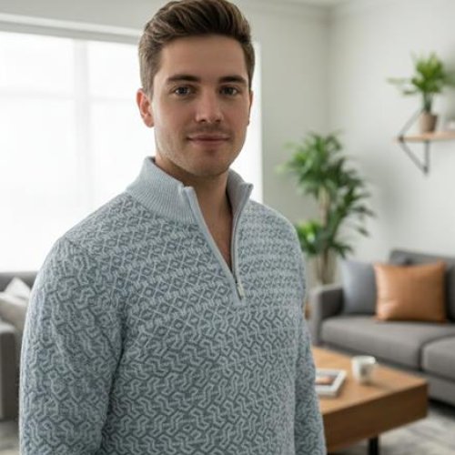 Свитер Moranny (L-2XL) MR43 l.grey (зима) Moranny MR43 l.grey