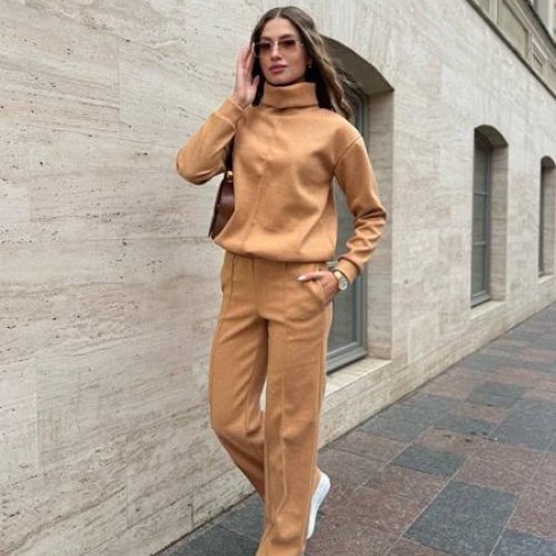 Костюм Modnulya (42-52) 2491 beige (зима) Modnulya 2491 beige