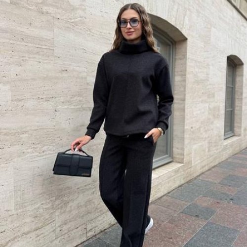 Костюм Modnulya (42-52) 2491 black (зима) Modnulya 2491 black