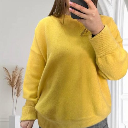 Свитер Modnulya (46-54) 26352 yellow (зима) Modnulya 26352 yellow