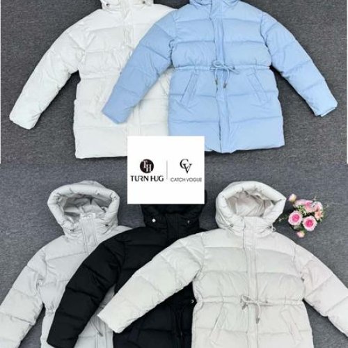 Куртка Modnulya (M-2XL) 928 white (зима) Modnulya 928 white