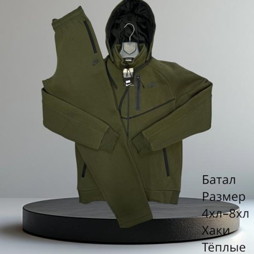 Костюм спорт Hai (4XL-8XL) H775 khaki (зима) Hai H775 khaki