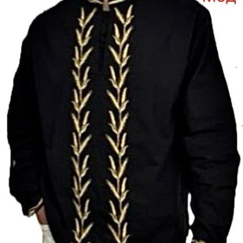 Вышиванка Надийка (S-XL) ND308-900 black (деми) Надийка ND308-900 black