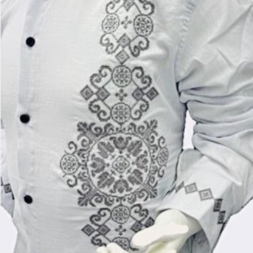 Вышиванка Надийка (11-16) ND374-101 white (деми) Надийка ND374-101 white