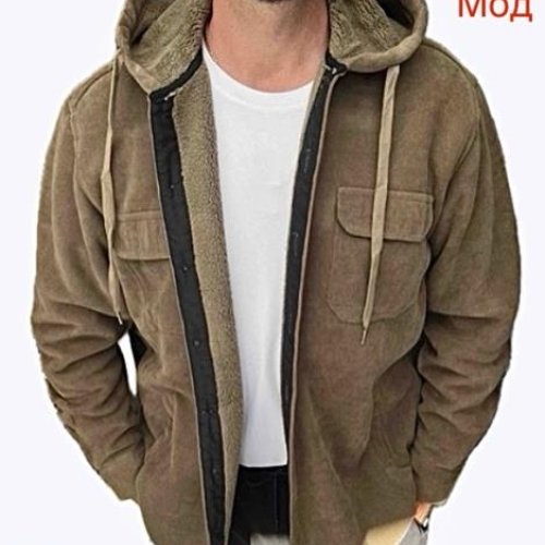 Рубашка Надийка (XL-5XL) ND413-042 brown (зима) Надийка ND413-042 brown