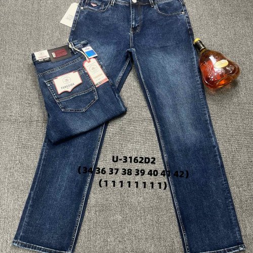 Джинсы God Baron (34-42) U-3162D2 blue (деми) God Baron U-3162D2 blue