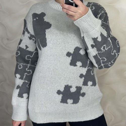 Свитер LeVisha (48-54) 25407 grey (зима) LeVisha 25407 grey