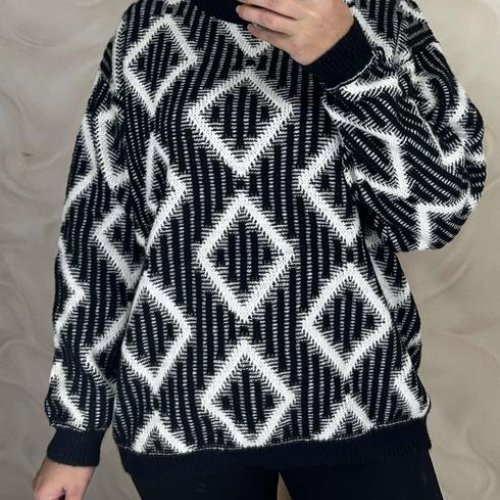 Свитер LeVisha (48-54) 25409 black (зима) LeVisha 25409 black