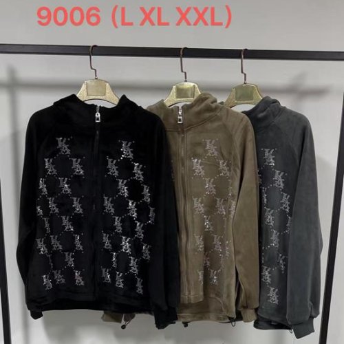 Кофта спорт Saint Wish (L-2XL) 9006 black (деми) Saint Wish 9006 black