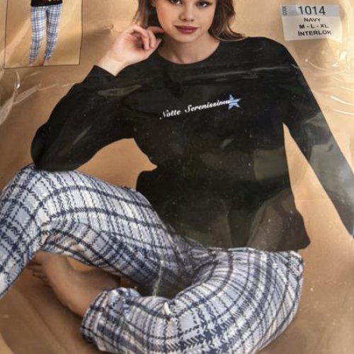 Пижама Disneyopt (M-XL) 1014 black (деми) Disneyopt 1014 black