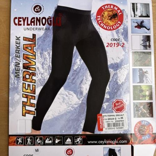 Термобелье Disneyopt (M-3XL) 2019-2 black (зима) Disneyopt 2019-2 black