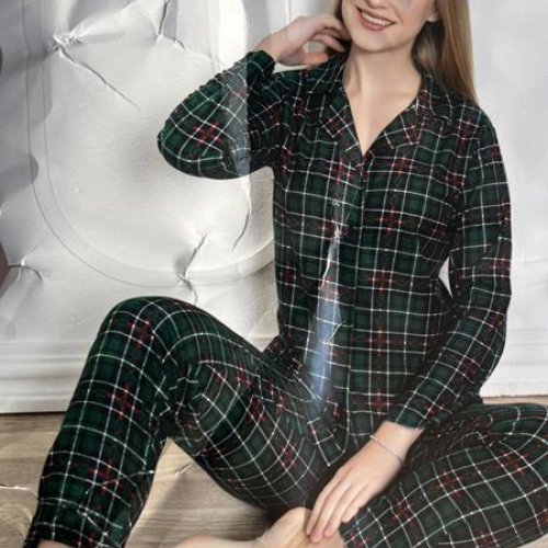 Пижама Disneyopt (M-XL) 3702 green (зима) Disneyopt 3702 green