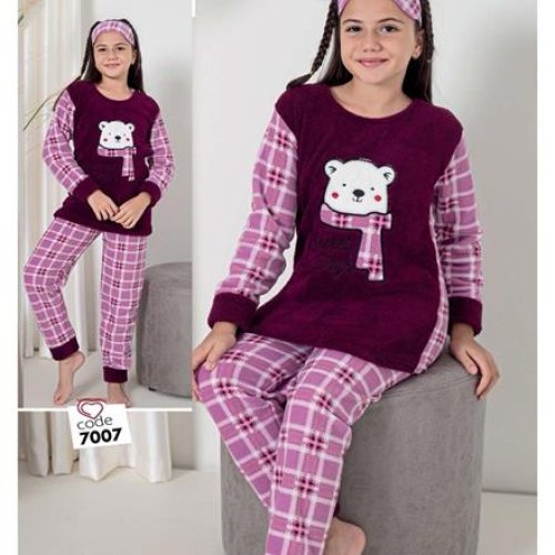 Пижама Disneyopt kids (5-8) 7007 pink (зима) Disneyopt kids 7007 pink