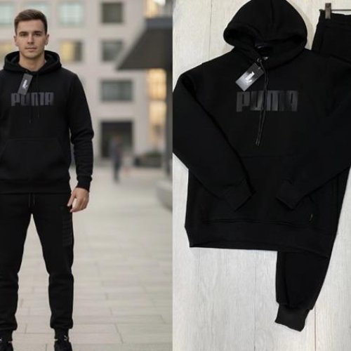 Костюм спорт Annet (M-2XL) AZ0179 black (зима) Annet AZ0179 black