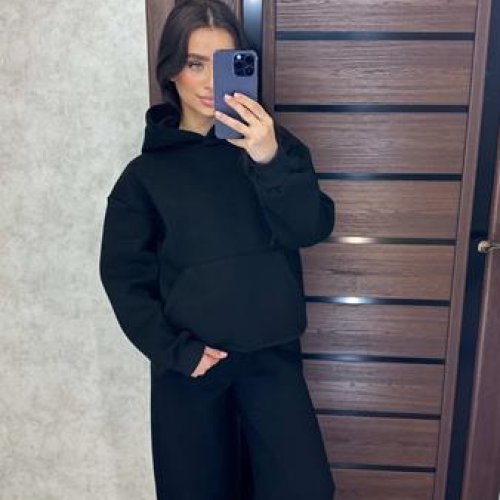 Костюм спорт Valentina (42-48) 048 black (зима) Valentina 048 black