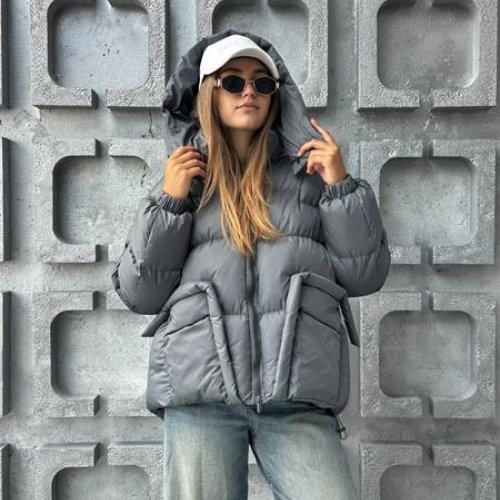 Пуховик Trend (S-M) 2520 grey (зима) Trend 2520 grey