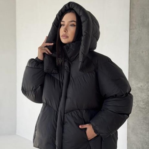 Пуховик Trend (S-M) 2540 black (зима) Trend 2540 black