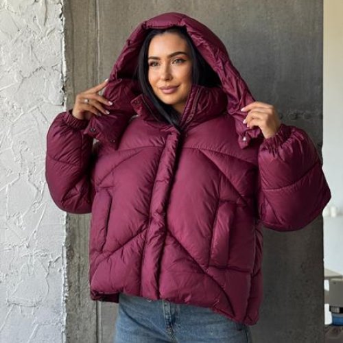 Пуховик Trend (S-M) 2543 wine (зима) Trend 2543 wine