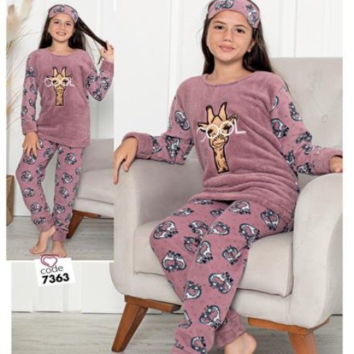 Пижама Meloria (5-8) 7363 powder (зима) Meloria 7363 powder