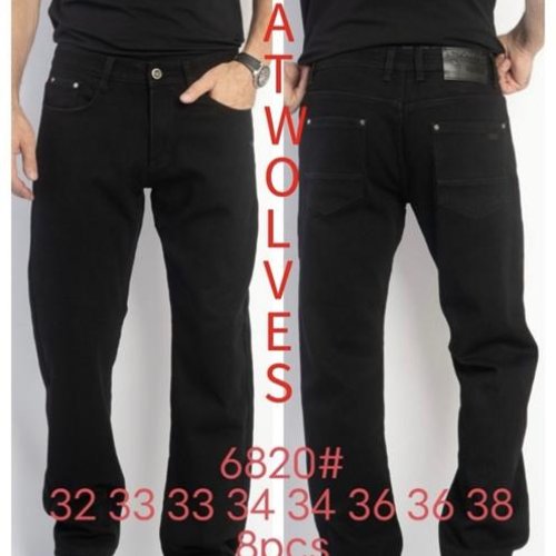 Джинсы Lili (32-38) 6820 black (зима) Lili 6820 black