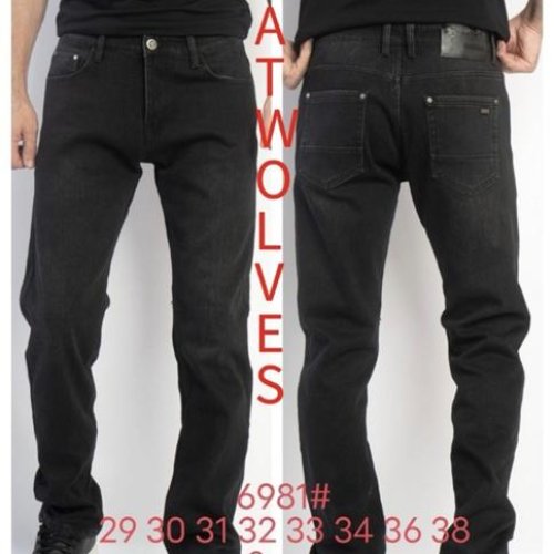 Джинсы Lili (29-38) 6981 black (зима) Lili 6981 black