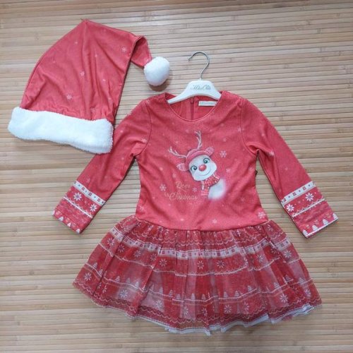 Платье Major (3-6) M720 red (зима) Major M720 red