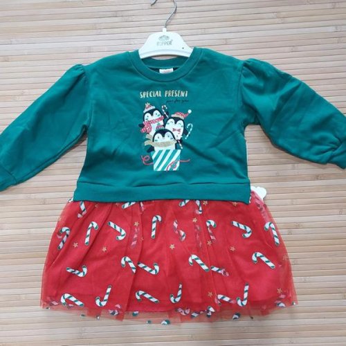 Платье Major (2-5) M717 green (зима) Major M717 green