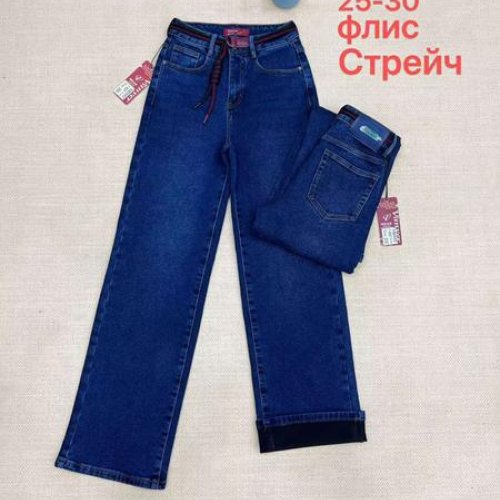 Джинсы Vanver (25-30) F8329 blue (зима) Vanver F8329 blue