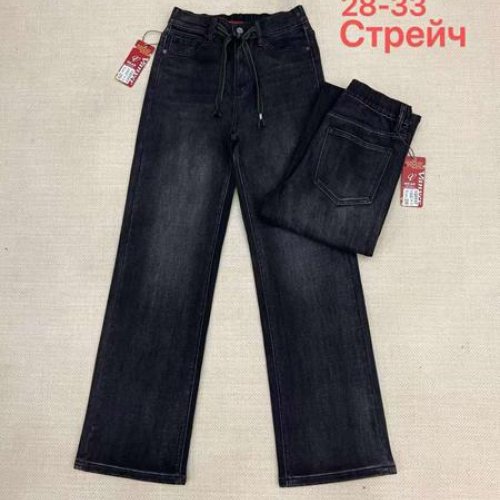 Джинсы Vanver (28-33) B82163 black (зима) Vanver B82163 black