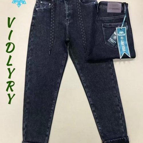 Джинсы Vidlyry (25-30) 6101 black (зима) Vidlyry 6101 black