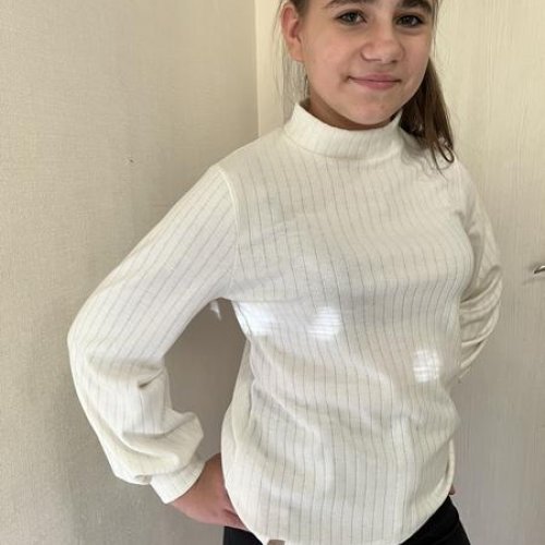 Свитер Moda school (140-158) M235 white (деми) Moda school M235 white