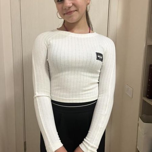 Свитер Moda school (152-164) M247 white (деми) Moda school M247 white