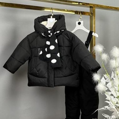 Костюм Delfinka (86-110) 1801 black (зима) Delfinka 1801 black