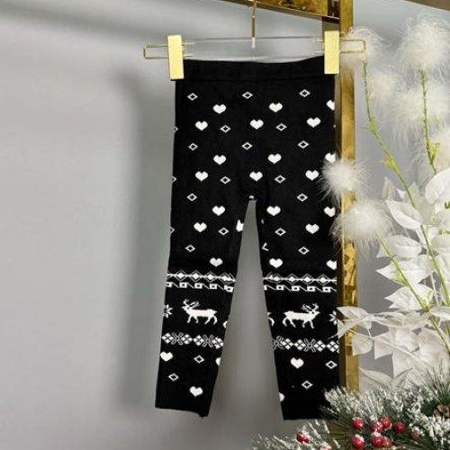 Лосины Delfinka (92-116) 2316 black (зима) Delfinka 2316 black