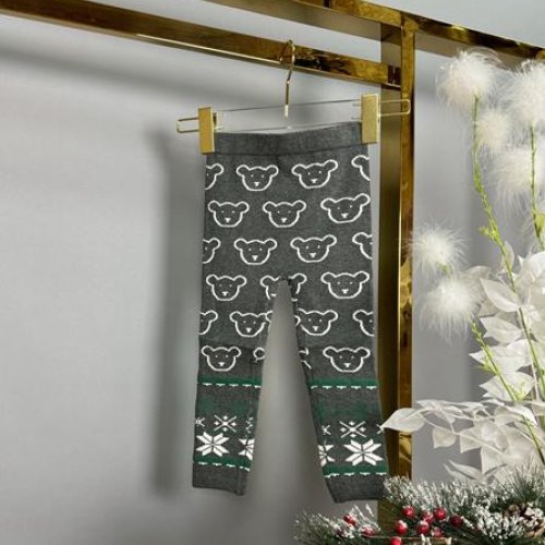 Лосины Delfinka (92-116) 2316 grey (зима) Delfinka 2316 grey