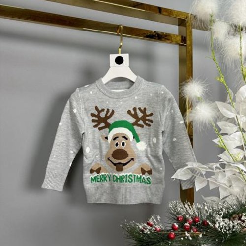 Свитер Delfinka (98-122) 3147 grey (зима) Delfinka 3147 grey