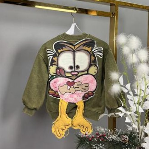 Свитер Delfinka (120-160) 813 khaki (зима) Delfinka 813 khaki